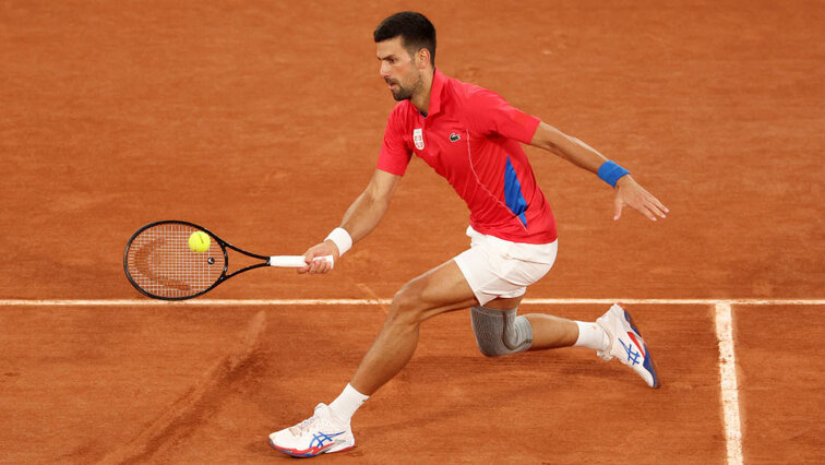 Novak Djokovic am Donnerstagabend in Paris Novak Djokovic am Donnerstagabend in Paris