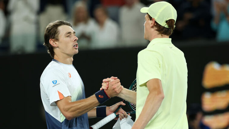 Alex de Minaur hat gegen Jannik Sinner bislang keinen Auftrag gehabt Alex de Minaur hat gegen Jannik Sinner bislang keinen Auftrag gehabt