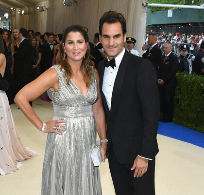 Mirka and Roger Federer