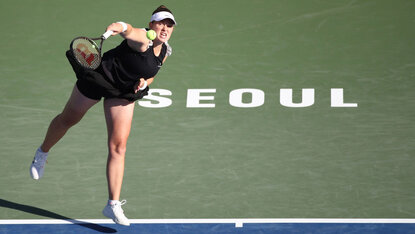 Seoul und Jelena Ostapenko - das passt Seoul und Jelena Ostapenko - das passt