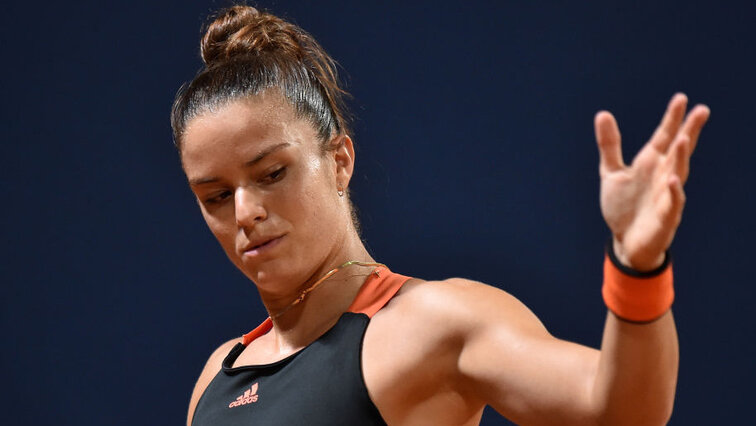 Maria Sakkari würde auch als Sprinterin eine gute Figur abgeben