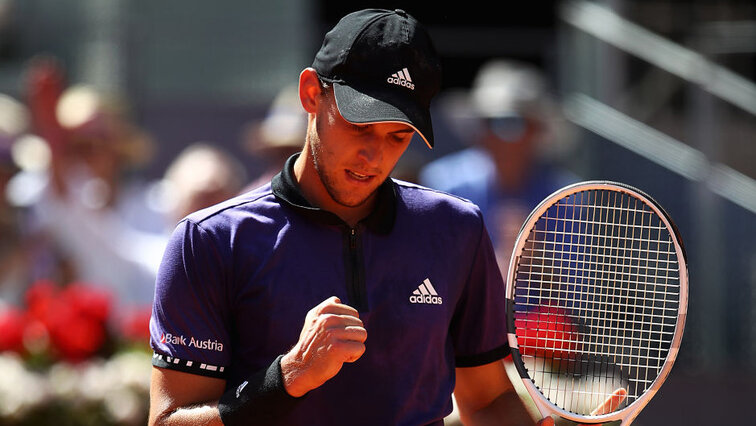 Dominic Thiem is allowed to practice for a day or two