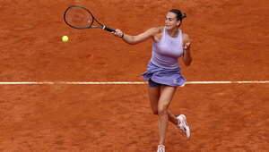Aryna Sabalenka gewann ihre Zweitrundenpartie nach Satzrückstand