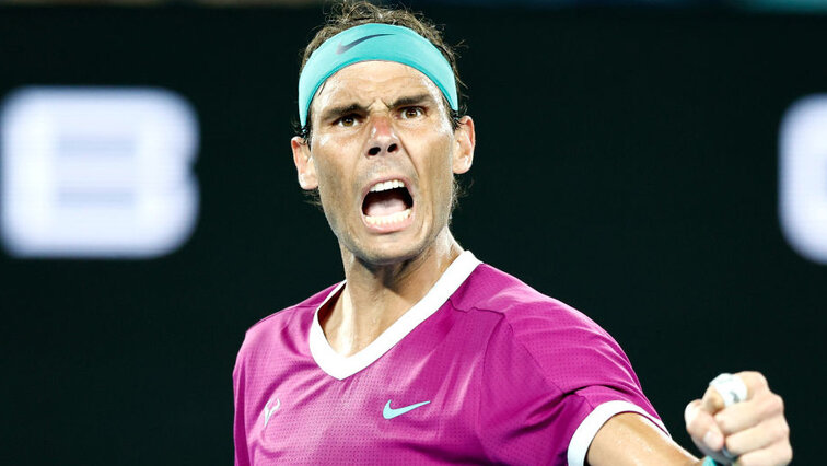 Rafael Nadal am Sonntag in Melbourne Rafael Nadal am Sonntag in Melbourne