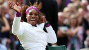 Serena Williams in Wimbledon - allerdings schon im Jahr 2012
