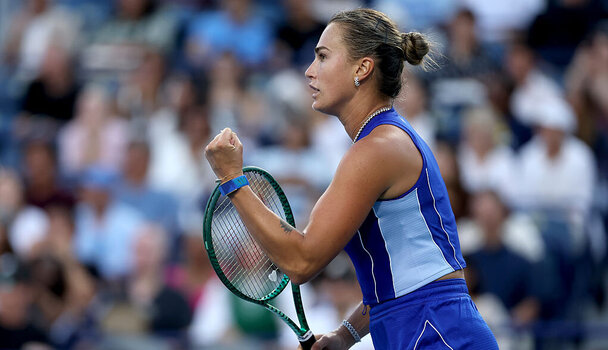 Aryna Sabalenka siegte in zwei Sätzen