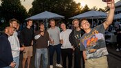 Ziemlich viel Tennis-Prominenz in einem Selfie
