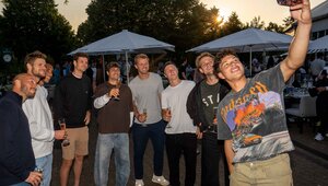 Ziemlich viel Tennis-Prominenz in einem Selfie