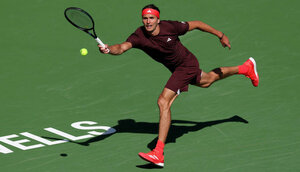 Alexander Zverev im vergangenen Jahr in Indian Wells