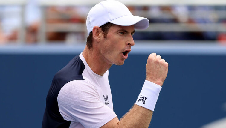 Andy Murray hatte am Dienstag Grund zu jubeln