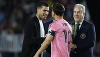 Carlos Alcaraz beglückwünschte Lionel Messi zum Titelgewinn in der Eastern-Conference der MLS. Getty Images