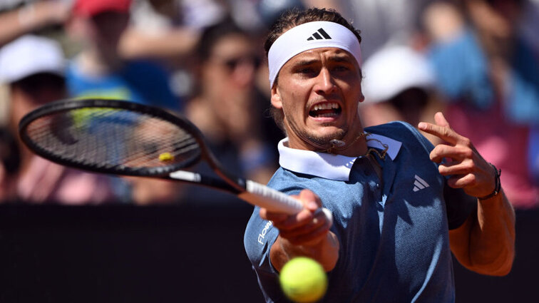 Alexander Zverev steht in Rom im Viertelfinale