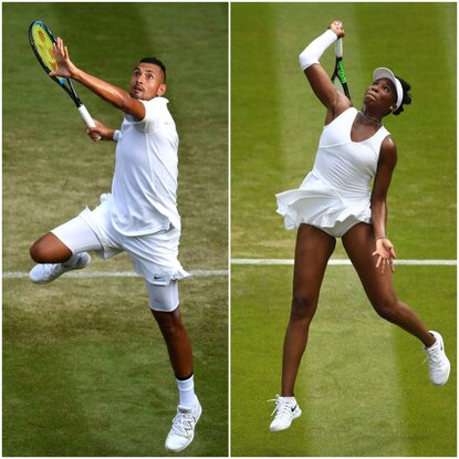 Nick Kyrgios und Venus Williams werden in der Mixed-Konkurrenz an den Start gehen Nick Kyrgios und Venus Williams werden in der Mixed-Konkurrenz an den Start gehen