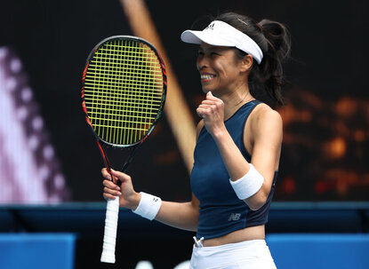 Su-Wei Hsieh steht im Viertelfinale der Australian Open Su-Wei Hsieh schreibt in Melbourne Geschichte