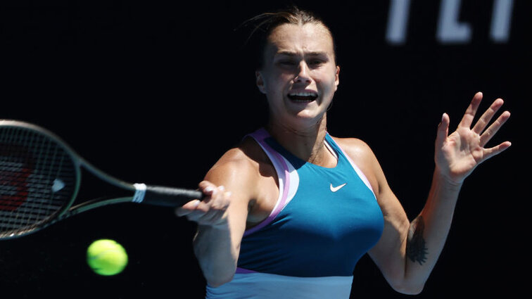 Aryna Sabalenka is still two wins away from her first major triumph