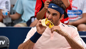 Zu Zeiten Roger Federers war die Banane noch hoch im Kurs