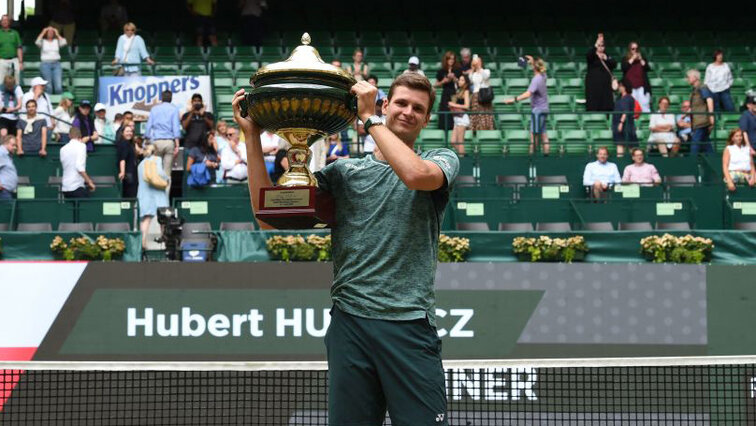 Hubert Hurkacz would have liked to have taken 1,000 points for his tournament victory in HalleWestfalen