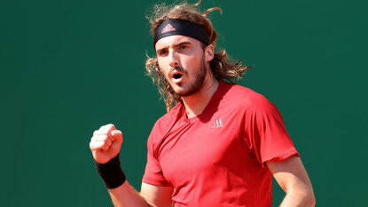 Stefanos Tsitsipas ist in Monte Carlo gut gestartet Stefanos Tsitsipas ist in Monte Carlo gut gestartet