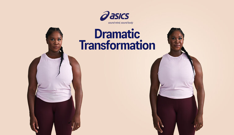 Die #DramaticTransformation-Kampagne von ASICS- Motsi Mabuse
