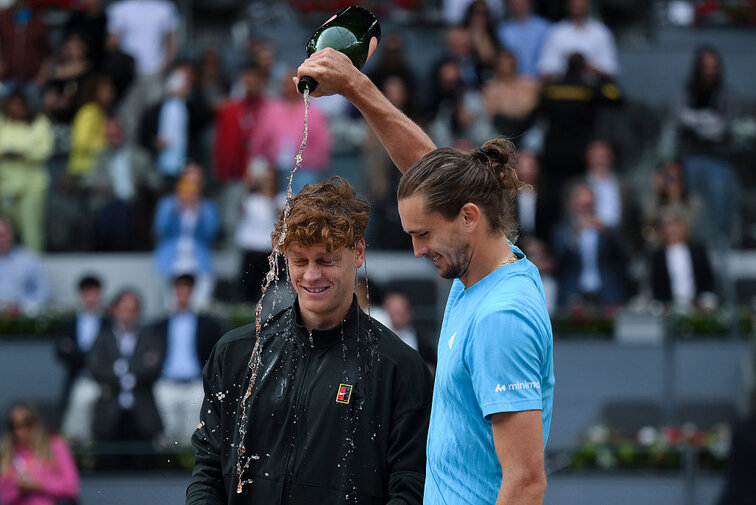 In Madrid hatte Zverev gegen Sinner keine Chance