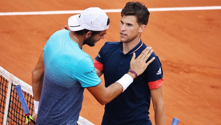 Eigentlich einer Meinung - Matteo Berrettini und Dominic Thiem