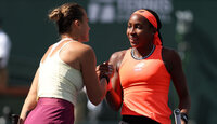 Bilder aus einer anderen Zeit: Aryna Sabalenka und Coco Gauff in Indian Wells im Frühjahr 2023 Bilder aus einer anderen Zeit: Aryna Sabalenka und Coco Gauff in Indian Wells im Frühjahr 2023