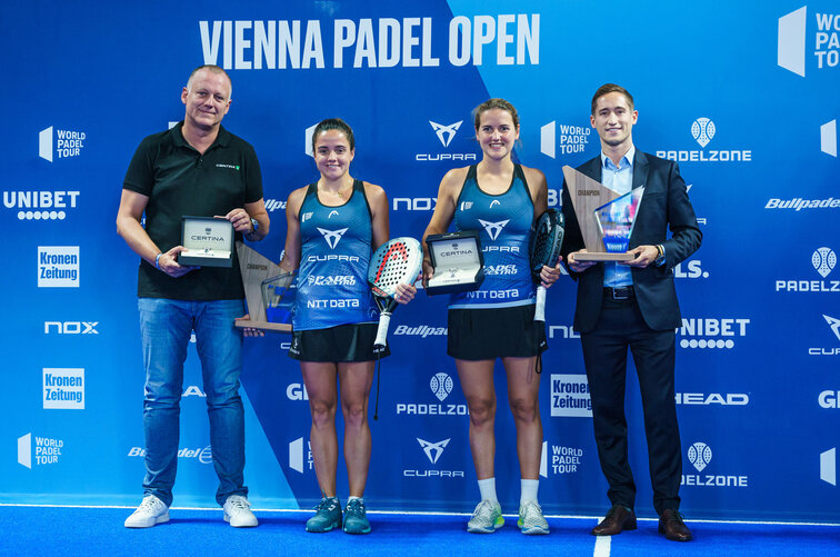 Ariana Sánchez und Paula Josemaría haben in Wien den Titel geholt Ariana Sánchez und Paula Josemaría haben in Wien den Titel geholt