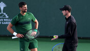 Aus und vorbei: Novak Djokovic und Andy Murray