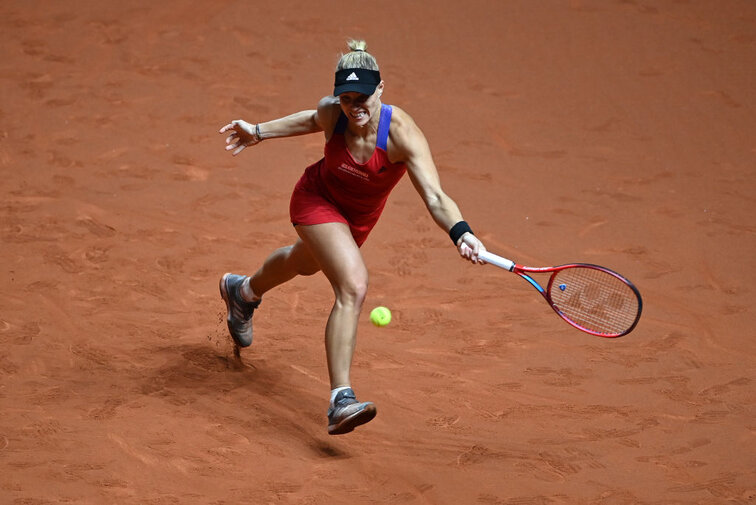 Angelique Kerber is unset in Madrid
