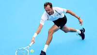 Daniil Medvedev gewann am Sonntag in zwei Sätzen