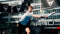 Nick Merten bei den Padel Days am Flughafen München