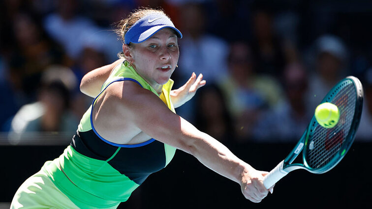 Amanda Anisimova musste in Doha aufgeben