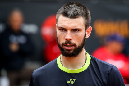 Jurij Rodionov hat mit Maximilian Marterer eine schwierige Auftakthürde gemeistert Jurij Rodionov hat mit Maximilian Marterer eine schwierige Auftakthürde gemeistert
