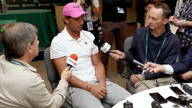 Rafael Nadal hat in Indian Wells ein paar Dinge klargestellt Rafael Nadal hat in Indian Wells ein paar Dinge klargestellt