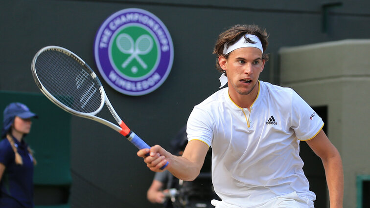 Dominic Thiem has no points to defend at Wimbledon