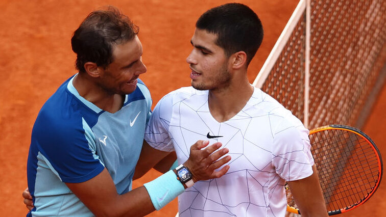 Rafael Nadal und Carlos Alcaraz 2019 in Madrid Rafael Nadal and Carlos Alcaraz in Madrid 2019
