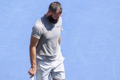 Benoit Paire schied in Runde eins gegen Cameron Norrie aus Benoit Paire schied in Runde eins gegen Cameron Norrie aus