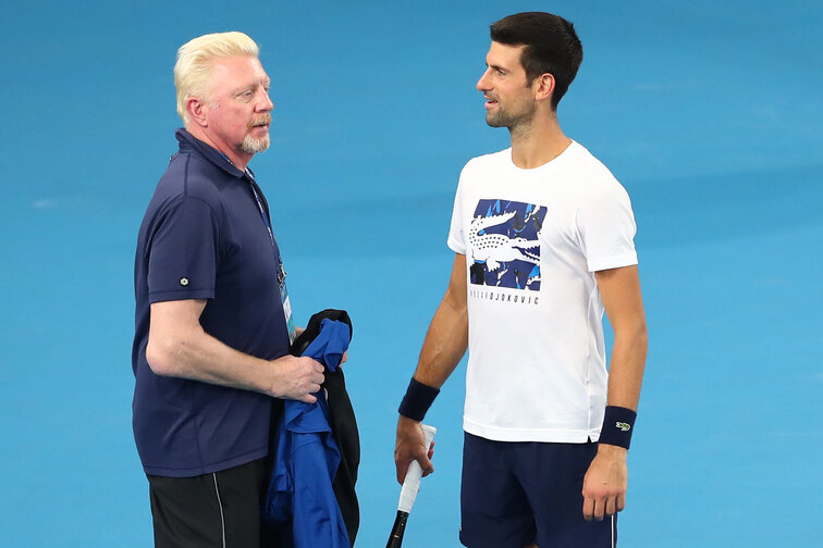 Boris Becker hat drei Jahre mit Novak Djokovic zusammengearbeitet