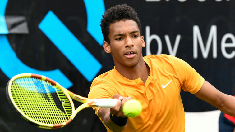 Félix Auger-Aliassime hat auch auf Rasen eine große Zukunft Félix Auger-Aliassime hat auch auf Rasen eine große Zukunft