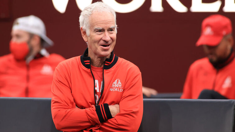 Seit Jahren bester Mann im Team World: John McEnroe Seit Jahren bester Mann im Team World: John McEnroe