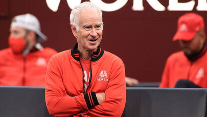 Seit Jahren bester Mann im Team World: John McEnroe
