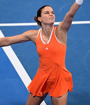 Maria Sakkari hat in Doha gegen Iga Swiatek überrascht