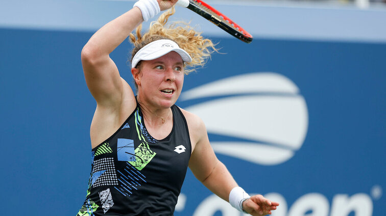 Anna-Lena Friedsam, hier bei den US Open 2023, steht in Cluj schon im Achtelfinale