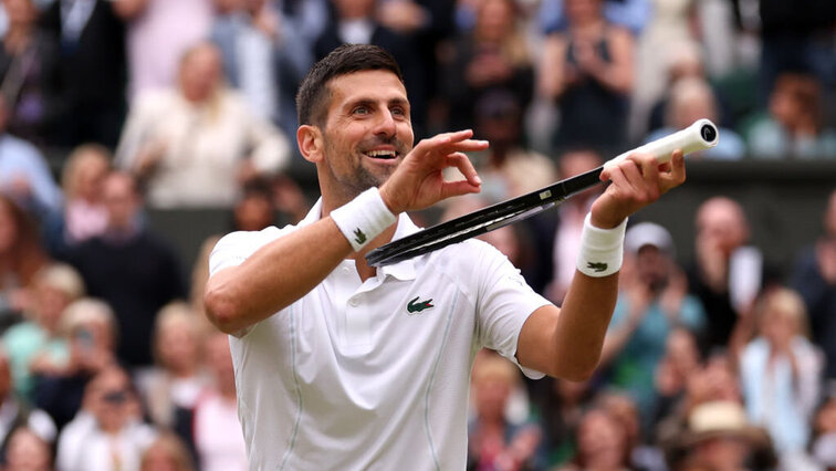 Novak Djokovic ist selbst für seine Showeinlagen bekannt Novak Djokovic ist selbst für seine Showeinlagen bekannt