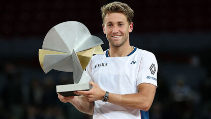Geduldig kämpfte sich Casper Ruud im Endspiel von Madrid zu seinem ersten Masters-Titel. Getty Images