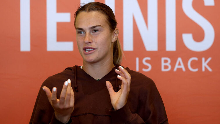 Mit großer Vorfreude blickt Aryna Sabalenka auf das Turnier in Wimbledon. Mit großer Vorfreude blickt Aryna Sabalenka auf das Turnier in Wimbledon.