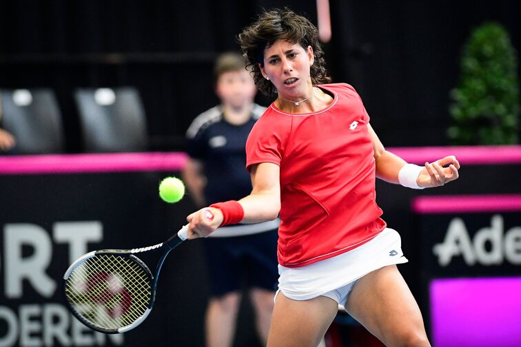 Carla Suarez Navarro hatte maßgeblichen Anteil an Spaniens Aufstieg