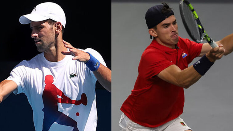 Novak Djokovic eröffnet gegen Dino Prizmic Novak Djokovic eröffnet gegen Dino Prizmic