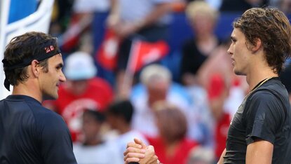 Roger Federer, Alexander Zverev Roger Federer, Alexander Zverev