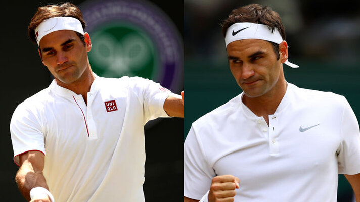 Roger Federer 2018 und 2017